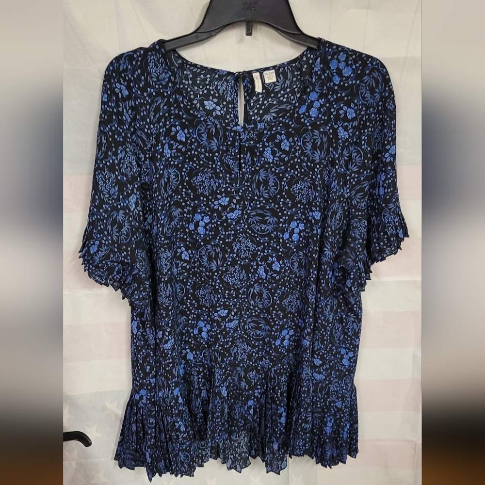 Cato Blue Floral Blouse 18/20W